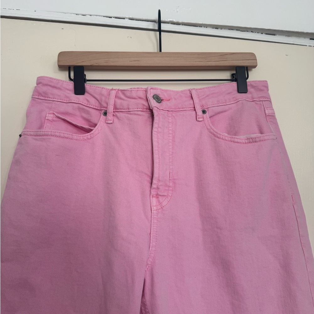 Old Navy Pink Flare Women's Jeans - Picture 3 of 9